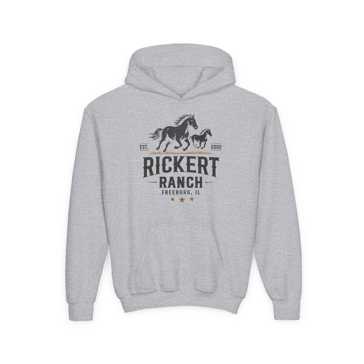 HORSE RANCH CUSTOM YOUTH HOODIE H7