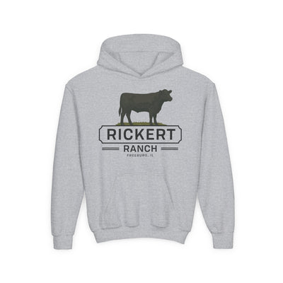 ANGUS CATTLE FARM CUSTOM YOUTH HOODIE A4