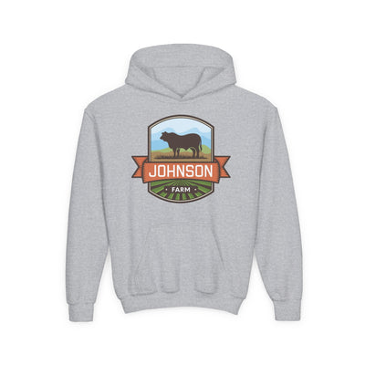 CATTLE FARM CUSTOM YOUTH HOODIE C1