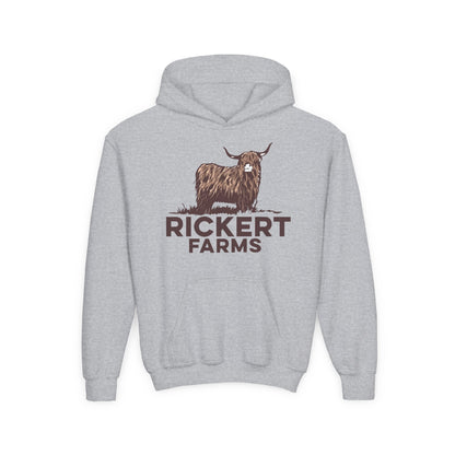 HIGHLAND CATTLE FARM CUSTOM YOUTH HOODIE L1