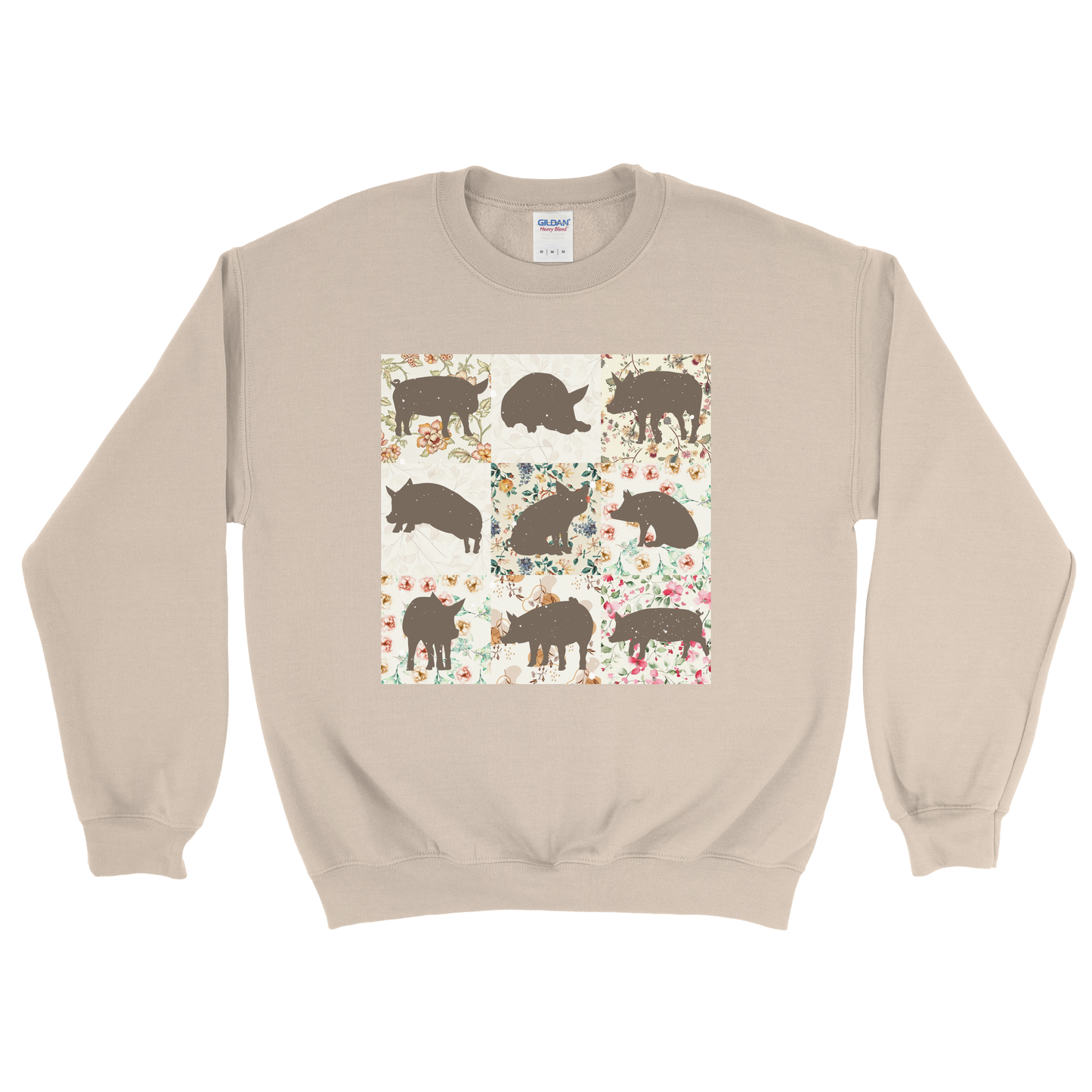 PIG PATTERN SWEATSHIRT