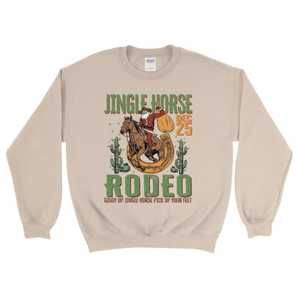 GIDDY UP JINGLE HORSE FARM CHRISTMAS SWEATSHIRT