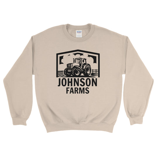 CUSTOM FARM TRACTOR SWEATSHIRT F4