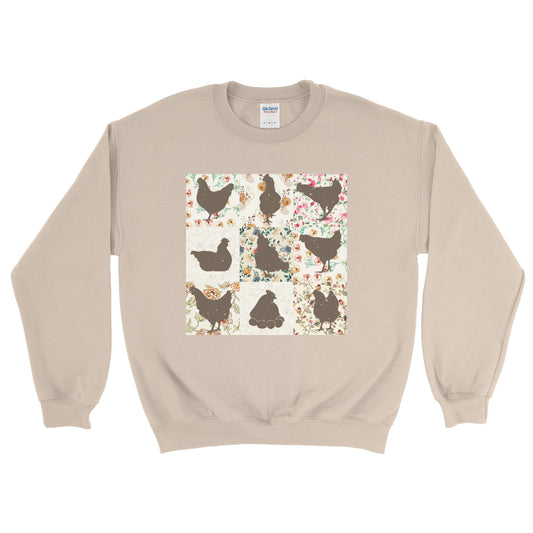 CHICKEN PATTERN SWEATSHIRT