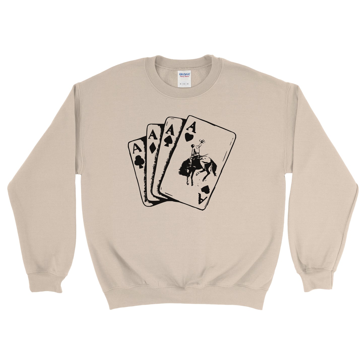 COWBOY ACE OF SPADES SWEATSHIRT