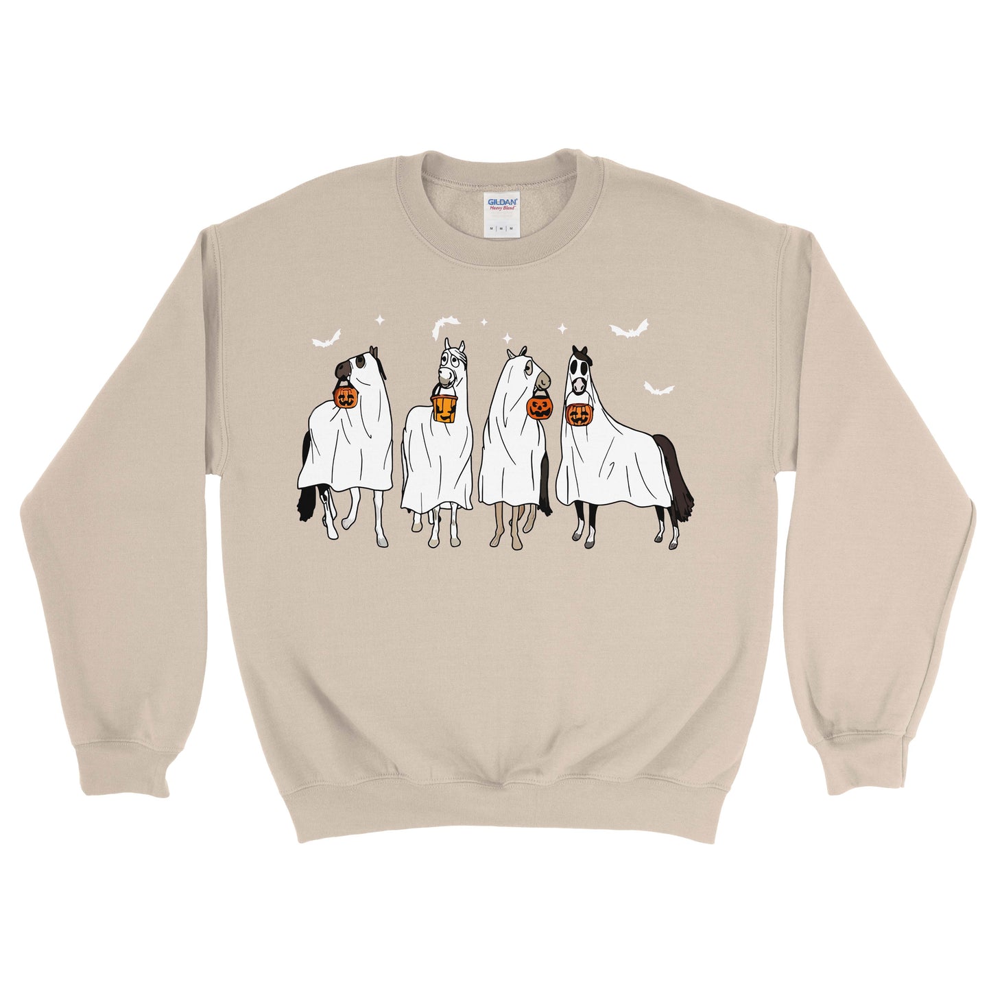 HORSE GHOST FARM HALLOWEEN SWEATSHIRT