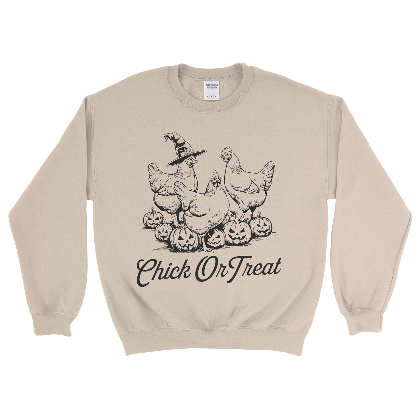 CHICK OR TREAT FARM HALLOWEEN SWEATSHIRT