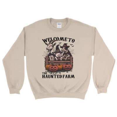 THE HAUNTED FARM HALLOWEEN SWEATSHIRT