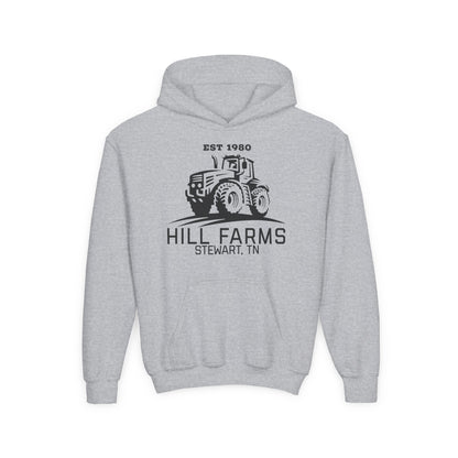 CUSTOM FARM TRACTOR YOUTH HOODIE F1