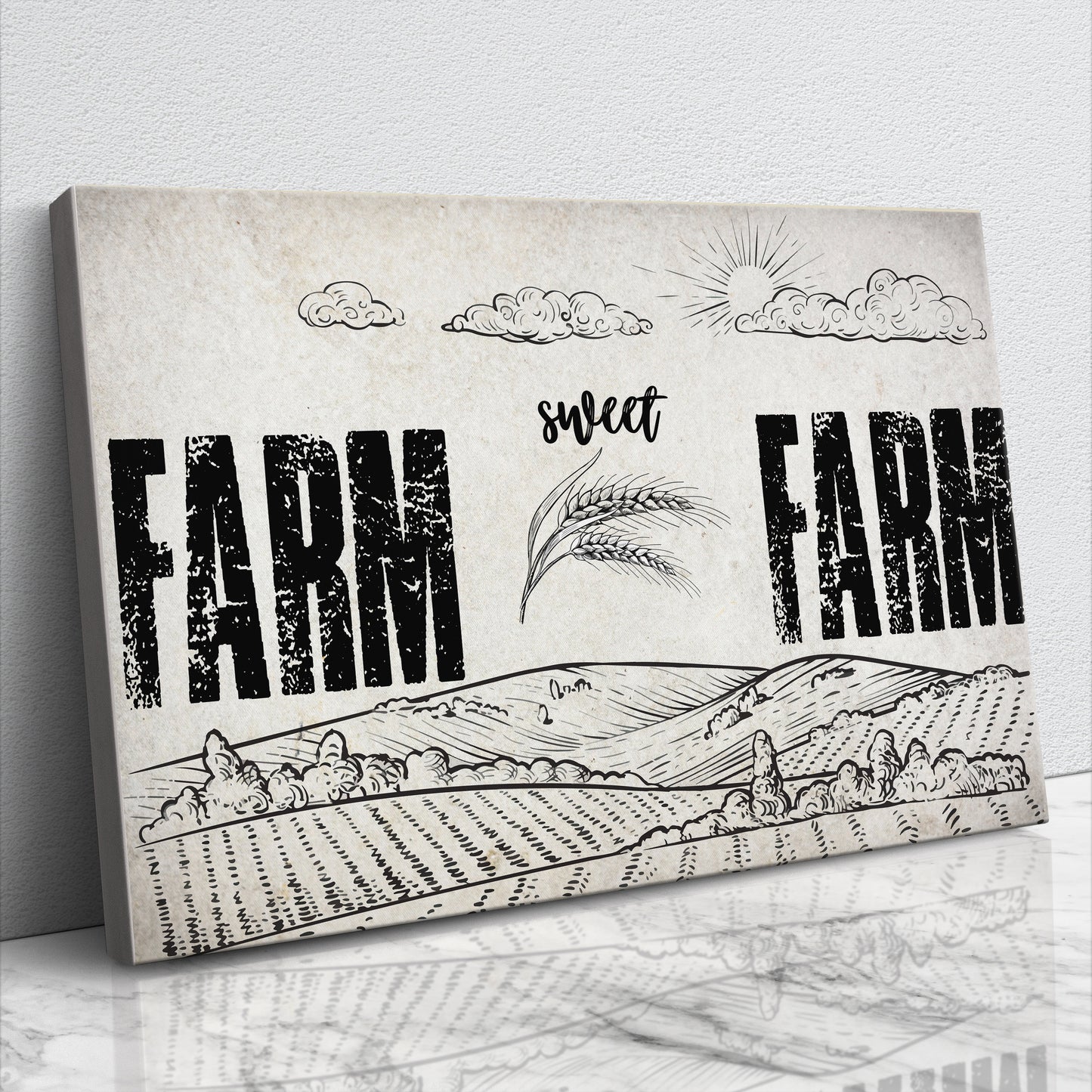 FARM SWEET FARM CANVAS