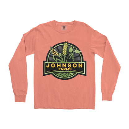 CORN WHEAT SOYBEANS FARM CUSTOM LONG SLEEVE SHIRT W1