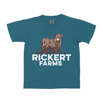 HIGHLAND CATTLE FARM CUSTOM YOUTH SHIRT L1