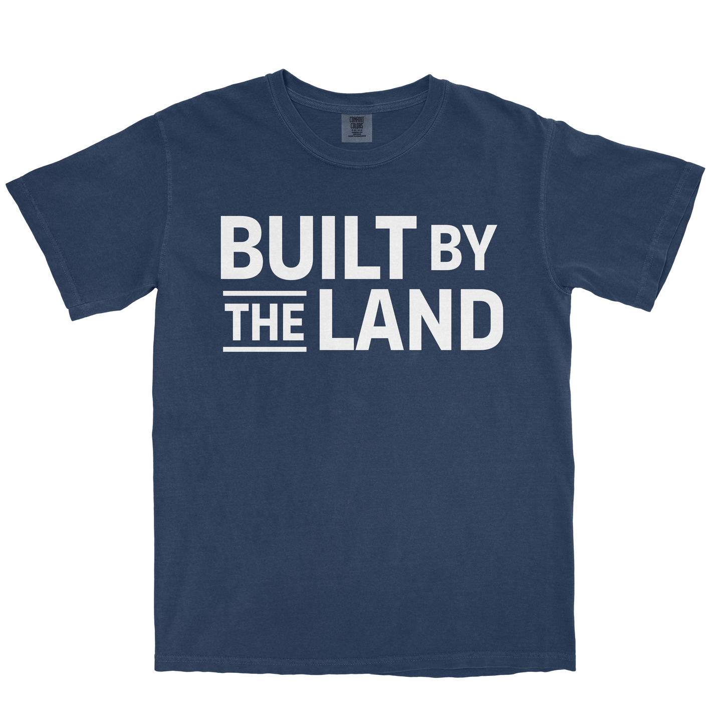 BUILT BY THE LAND SHIRT