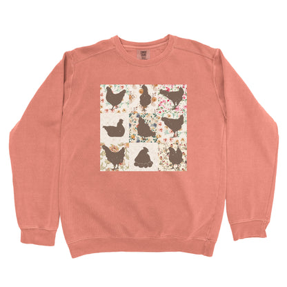 CHICKEN PATTERN PREMIUM SWEATSHIRT