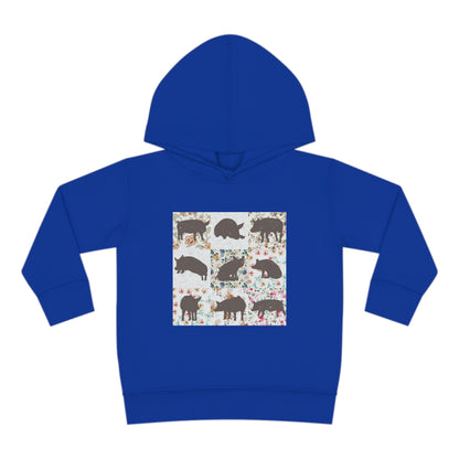 PIG PATTERN TODDLER HOODIE