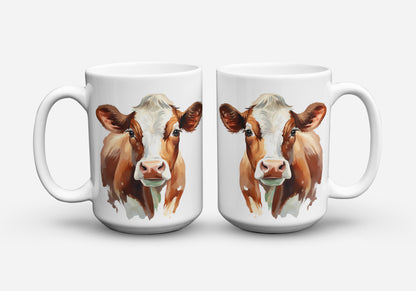 BROWN COW COFFEE MUG