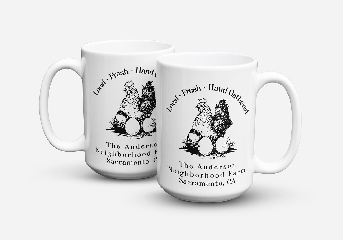 POULTRY FARM CUSTOM COFFEE MUG P8