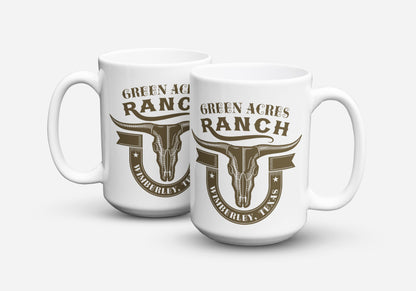 CUSTOM RANCH COFFEE MUG