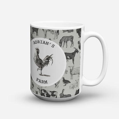 POULTRY FARM CUSTOM COFFEE MUG P10