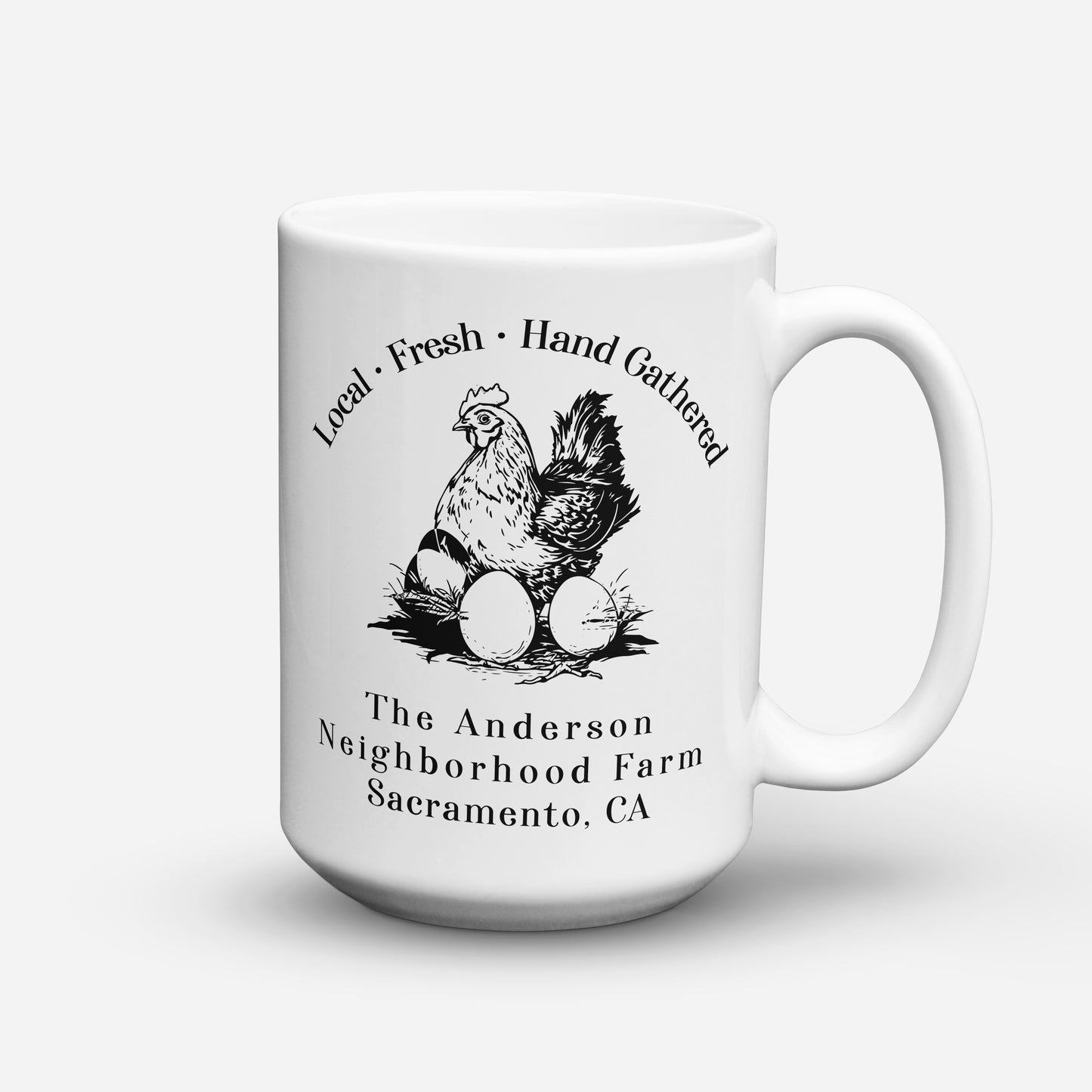 POULTRY FARM CUSTOM COFFEE MUG P8