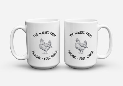 POULTRY FARM CUSTOM COFFEE MUG P11