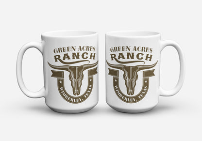 CUSTOM RANCH COFFEE MUG