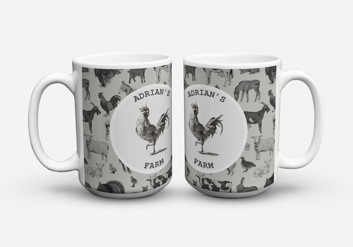 POULTRY FARM CUSTOM COFFEE MUG P10