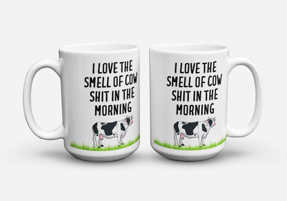 FUNNY COW FARM COFFEE MUG