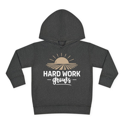 HARD WORK GROWS TODDLER HOODIE