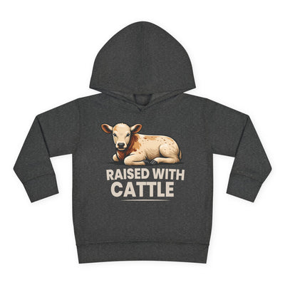 RAISED WITH CATTLE TODDLER HOODIE