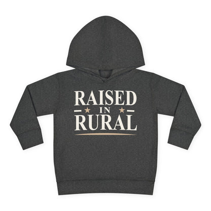 RAISED IN RURAL TODDLER HOODIE