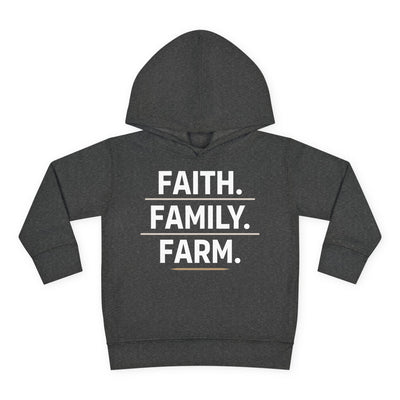 FAITH. FAMILY. FARM. TODDLER HOODIE