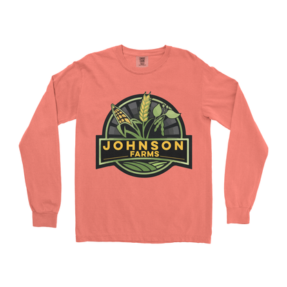 CORN WHEAT SOYBEANS FARM CUSTOM LONG SLEEVE SHIRT W1