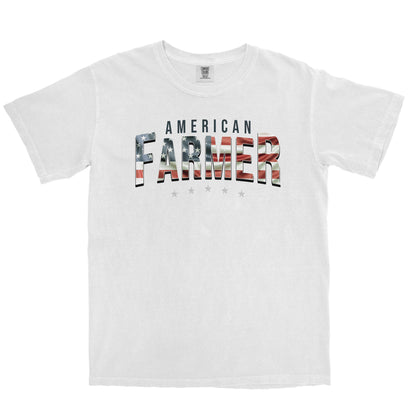 AMERICAN FARMER USA FLAG SHIRT