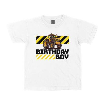 FARM TRACTOR BIRTHDAY YOUTH SHIRT