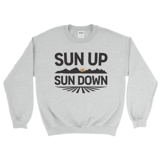 SUN UP SUN DOWN SWEATSHIRT