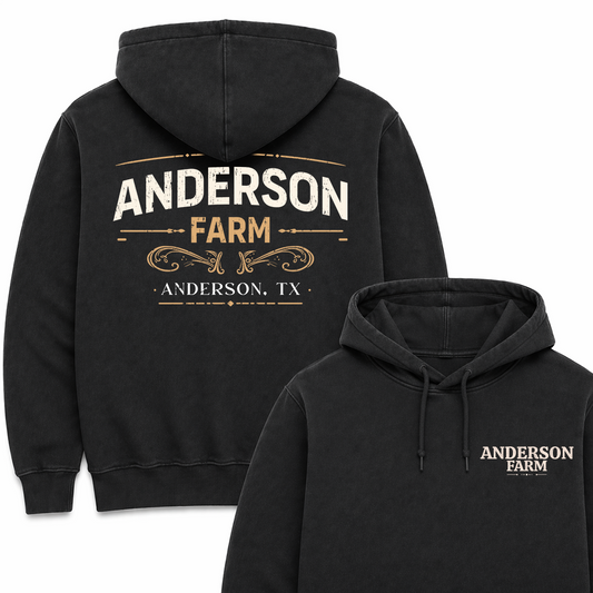 FARM CUSTOM HOODIE BACK PRINT N11