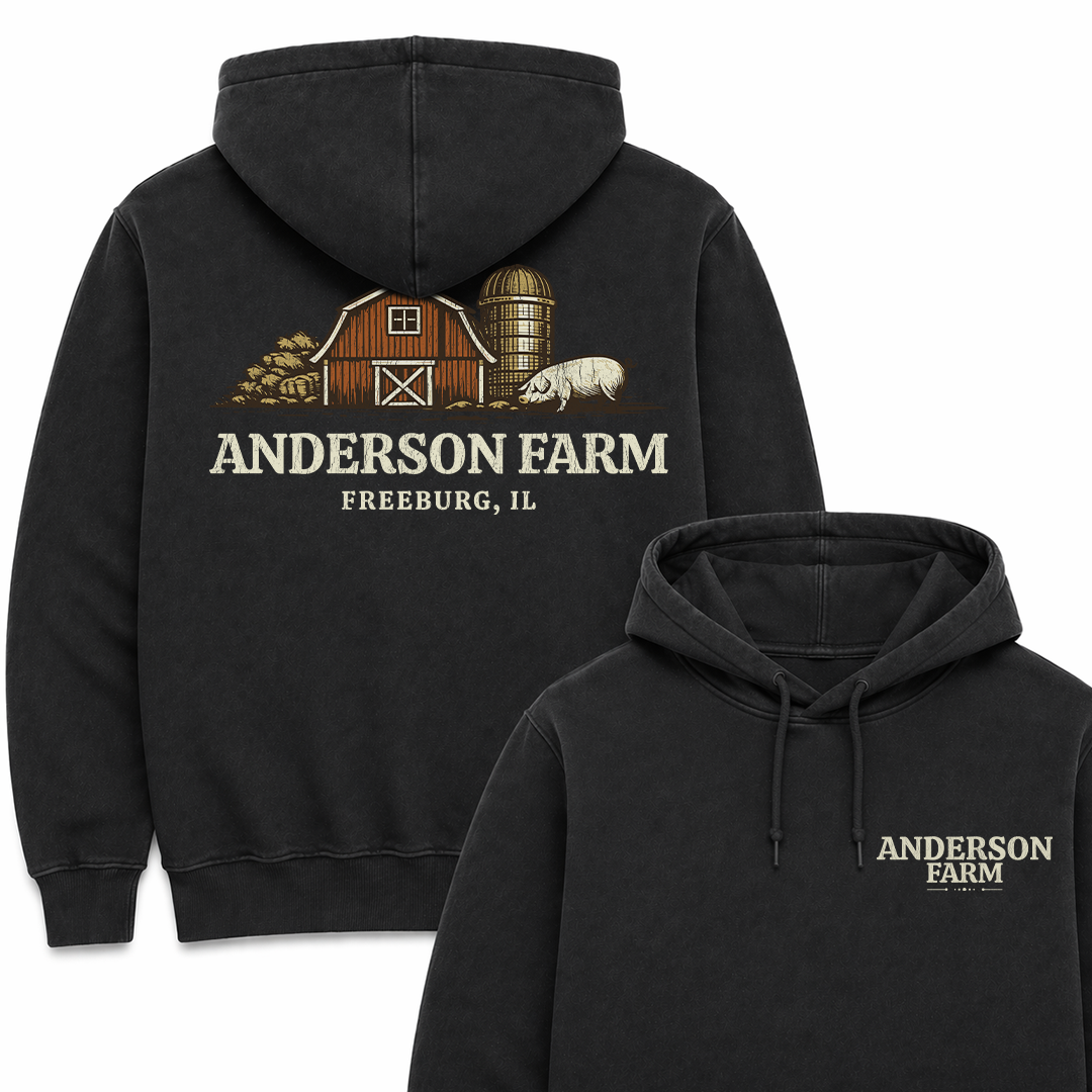 PIG FARM CUSTOM HOODIE BACK PRINT B6