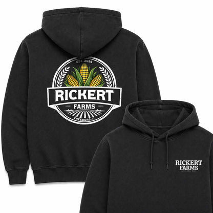 CORN FARM CUSTOM HOODIE BACK PRINT O17