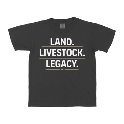 LAND. LIVESTOCK. LEGACY. YOUTH SHIRT
