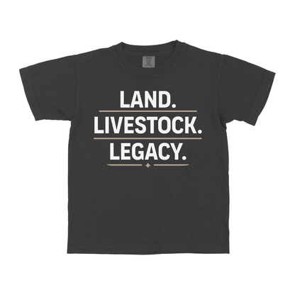 LAND. LIVESTOCK. LEGACY. YOUTH SHIRT