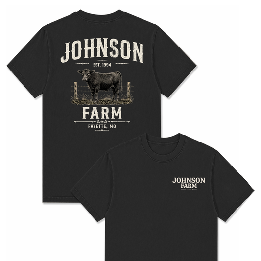 CATTLE FARM CUSTOM SHIRT BACK PRINT C19