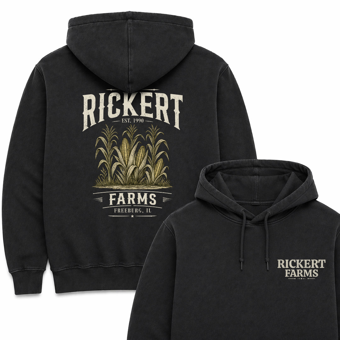 CORN FARM CUSTOM HOODIE BACK PRINT O14
