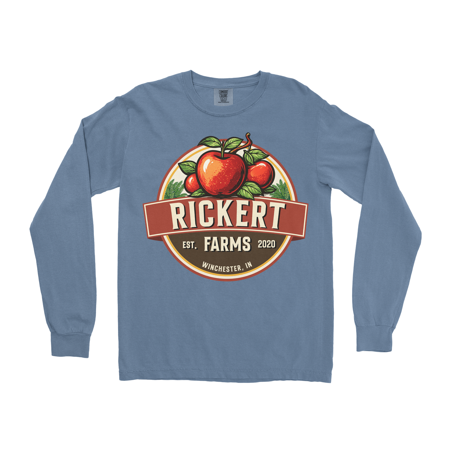 APPLE FARM CUSTOM LONG SLEEVE SHIRT K8