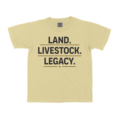 LAND. LIVESTOCK. LEGACY. YOUTH SHIRT