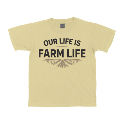 OUR LIFE IS FARM LIFE YOUTH SHIRT
