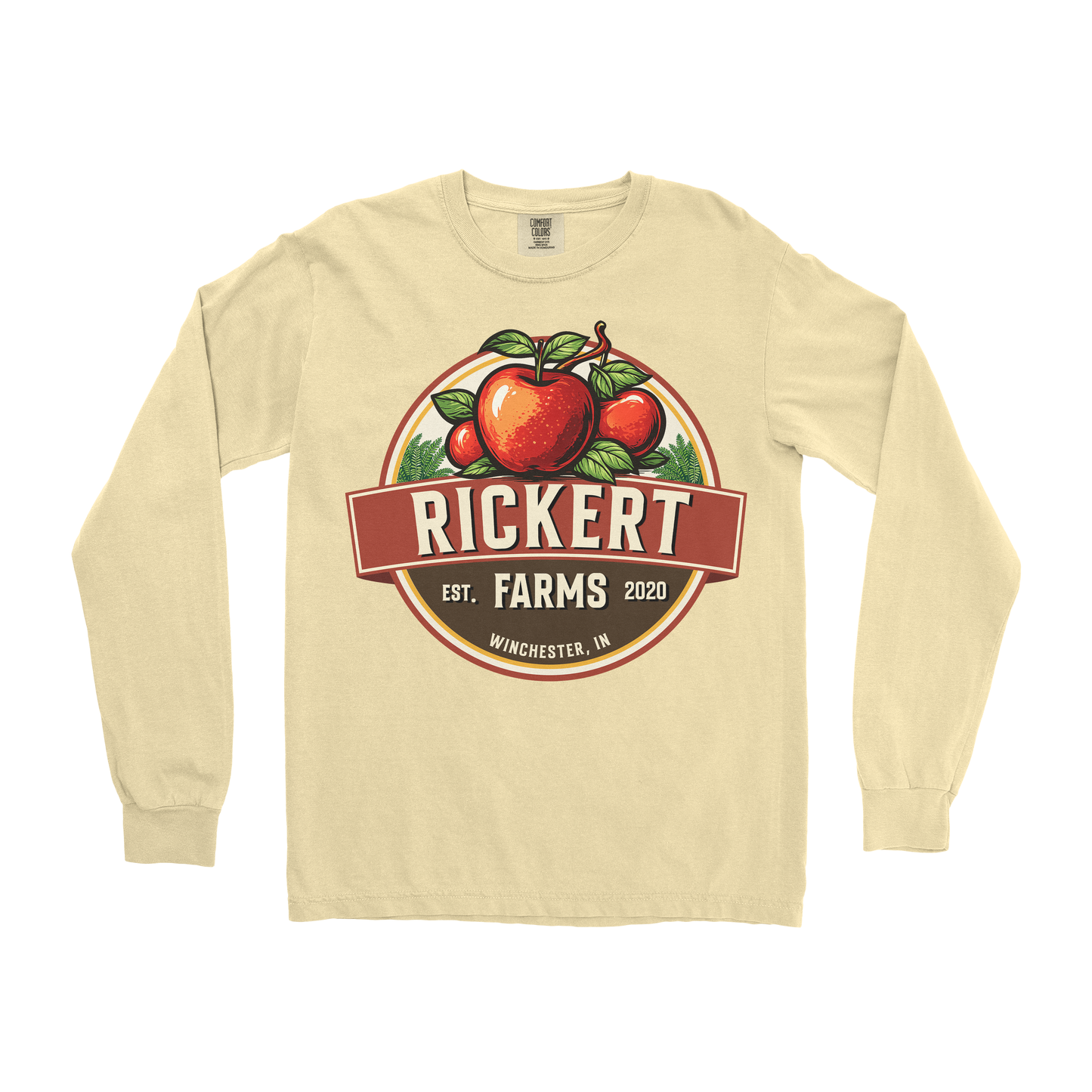 APPLE FARM CUSTOM LONG SLEEVE SHIRT K8