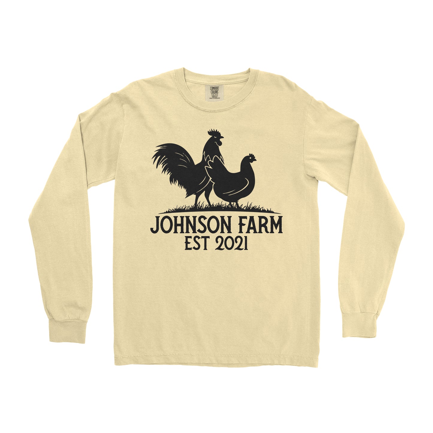 POULTRY FARM CUSTOM LONG SLEEVE SHIRT P6