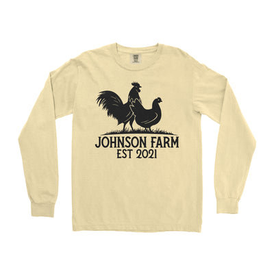 POULTRY FARM CUSTOM LONG SLEEVE SHIRT P6