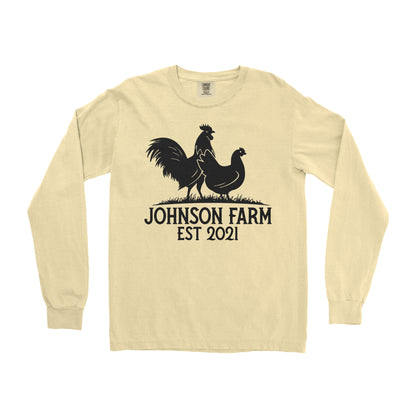 POULTRY FARM CUSTOM LONG SLEEVE SHIRT P6